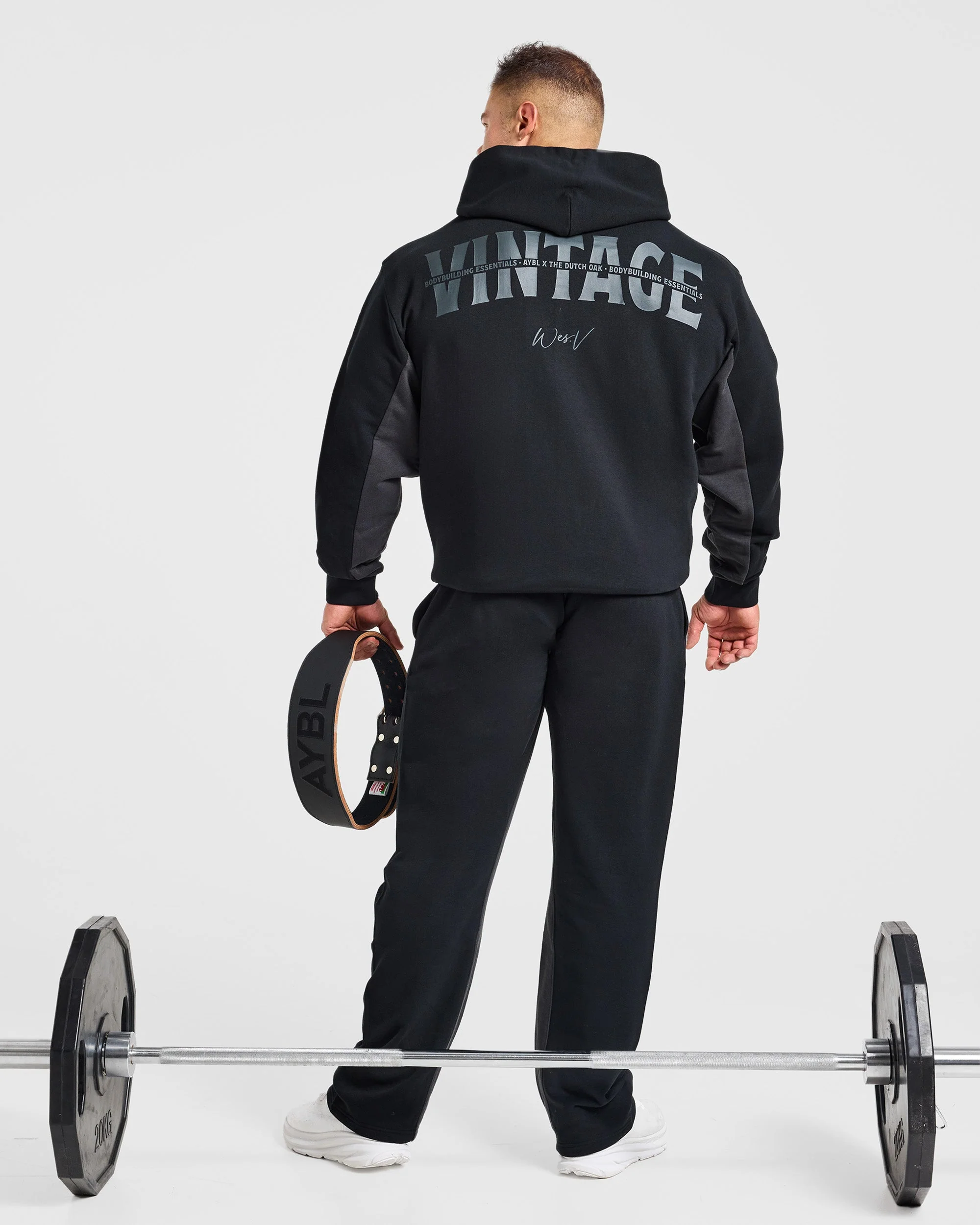 Wesley Vissers x Oversized Straight Leg Joggers - Noir - Image 7