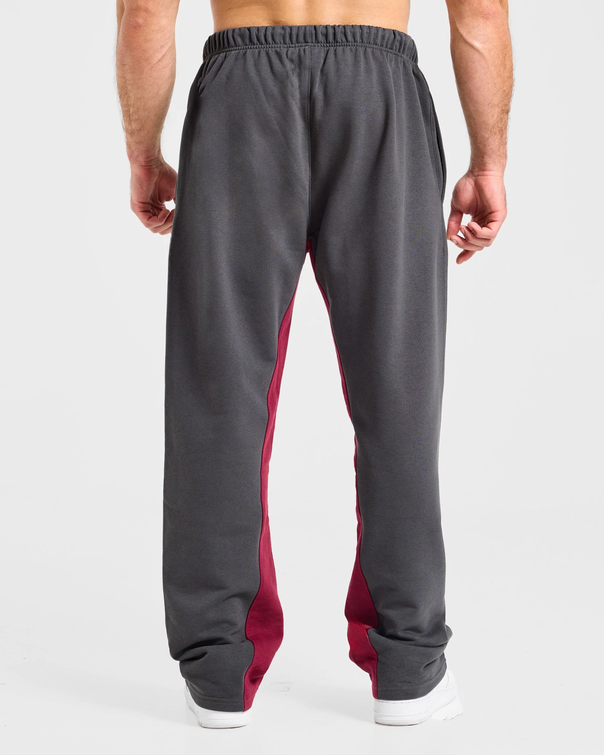 Wesley Vissers x Oversized Straight Leg Joggers - Charcoal - Image 2