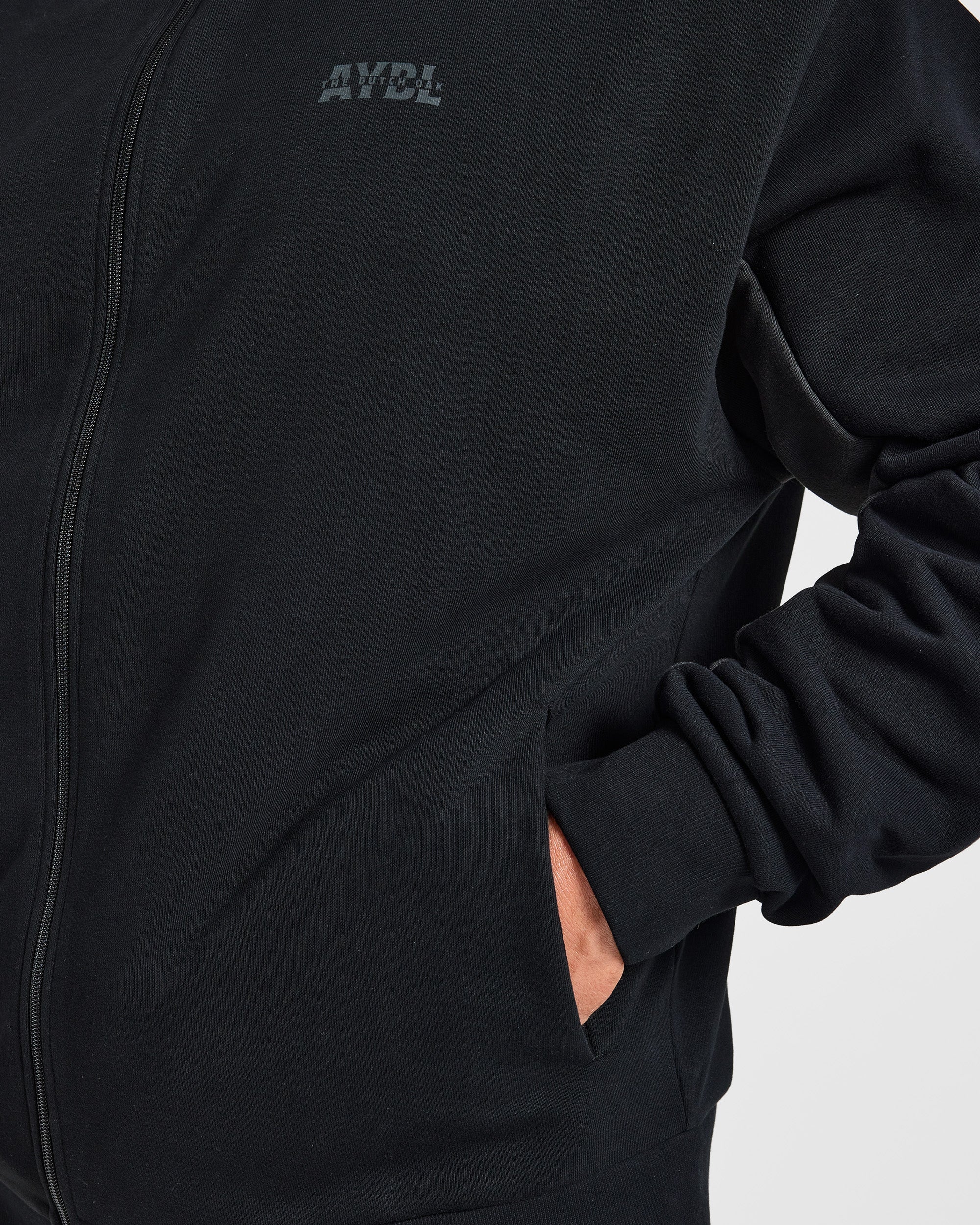 Wesley Vissers x Oversized Zip Up Hoodie - Noir - Image 5