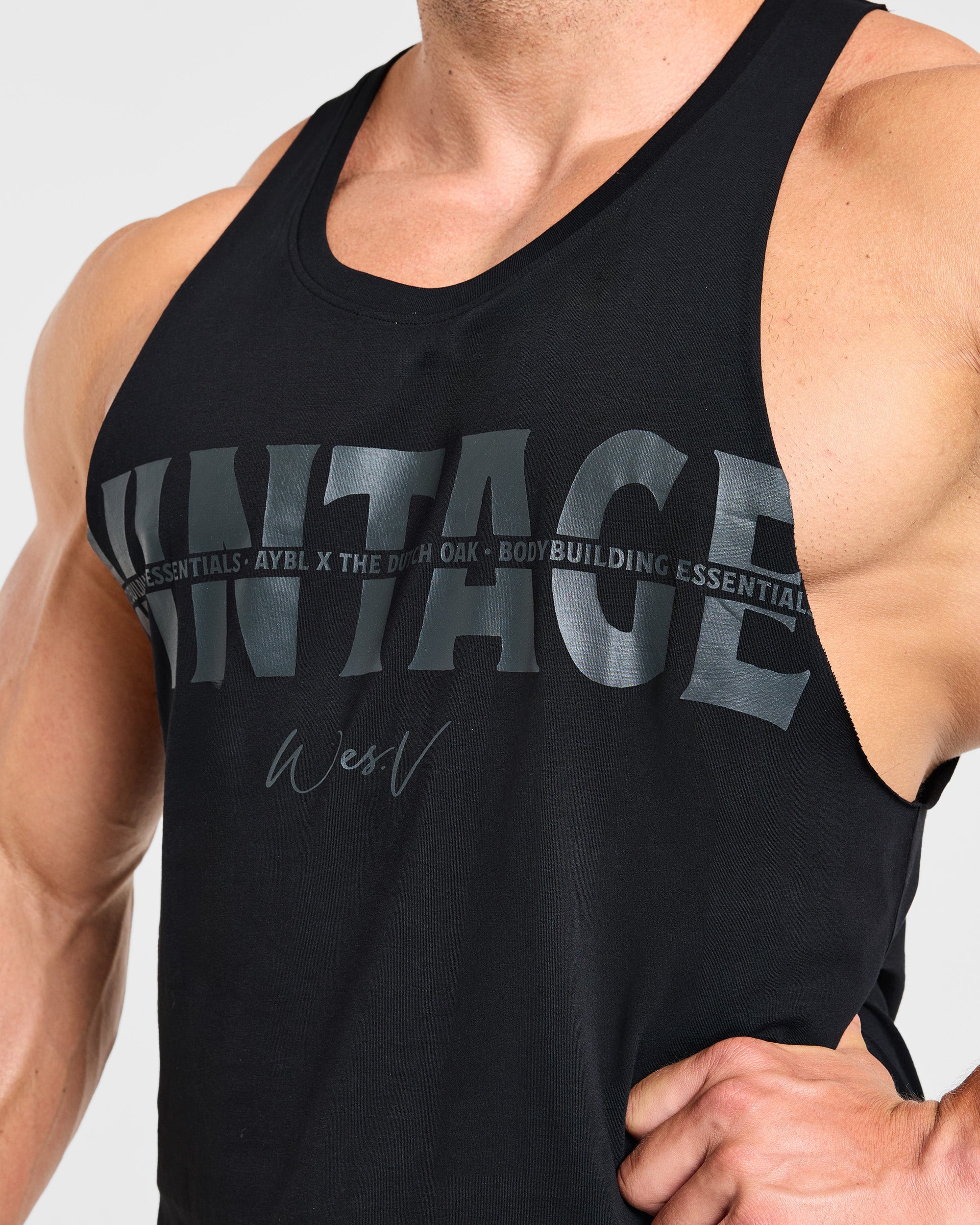 Wesley Vissers x Vintage Loose Stringer - Noir - Image 5