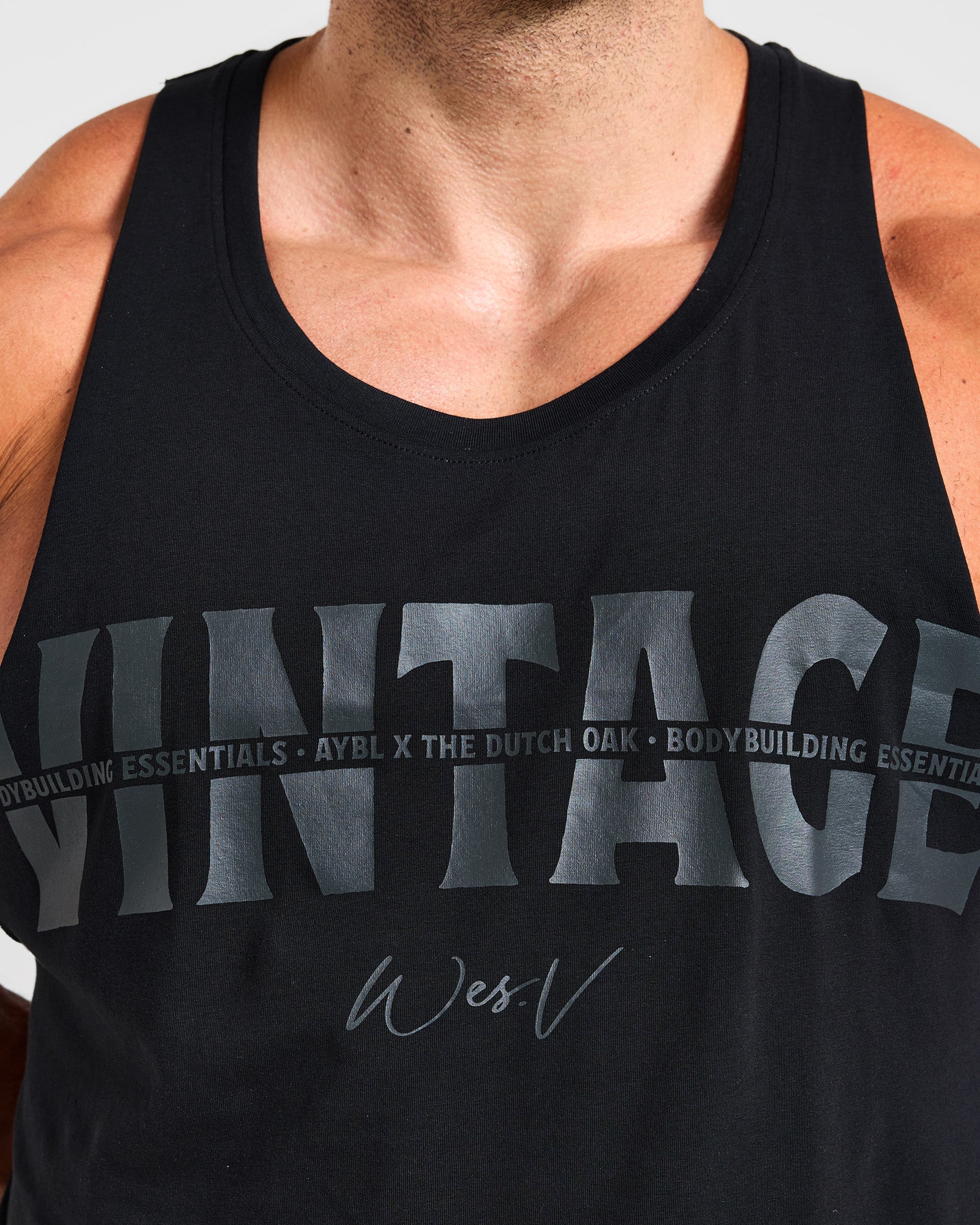 Wesley Vissers x Vintage Loose Stringer - Noir - Image 6
